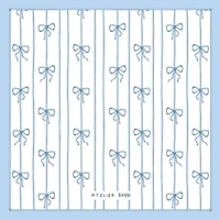 Bow Muslin Baby Blanket
