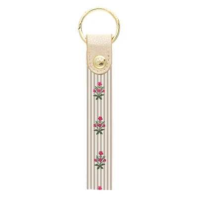 Key Fob Skinny Cottage Stripes