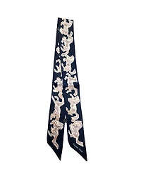 Navy Horse Scarf