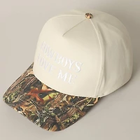Cowboy Love Me Embroidery Camo