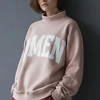 Pink 'WWJD & AMEN' Reversible Mock Neck