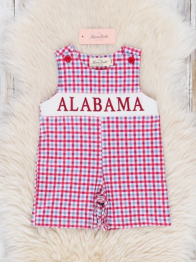 Alabama Smocked Gingham Johnny