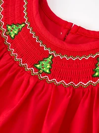 Red Christmas Baby Romper