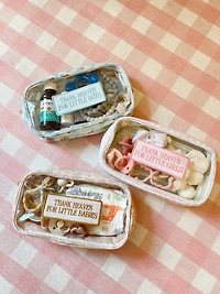 Blue Thank Heaven - Medium Clear Bag