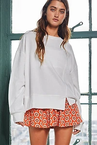 White O-Ring Sweatshirt