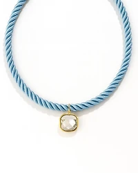 Necklace Tailyn Rope Light Blue