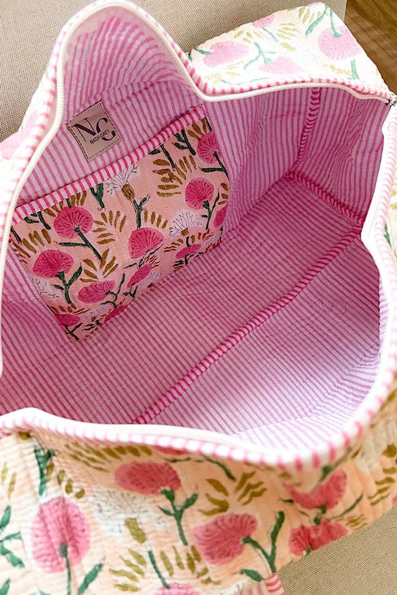 Harley Pink Floral Duffle Bag