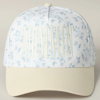 Floral MOMMIN' Embroidered Trucker Hat