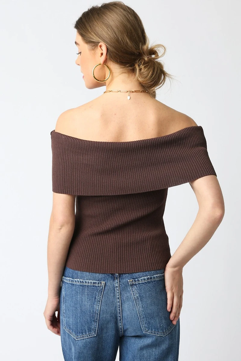Brown Veena Top