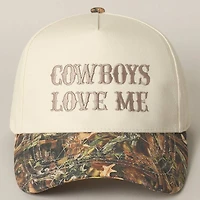 Cowboy Love Me Embroidery Camo