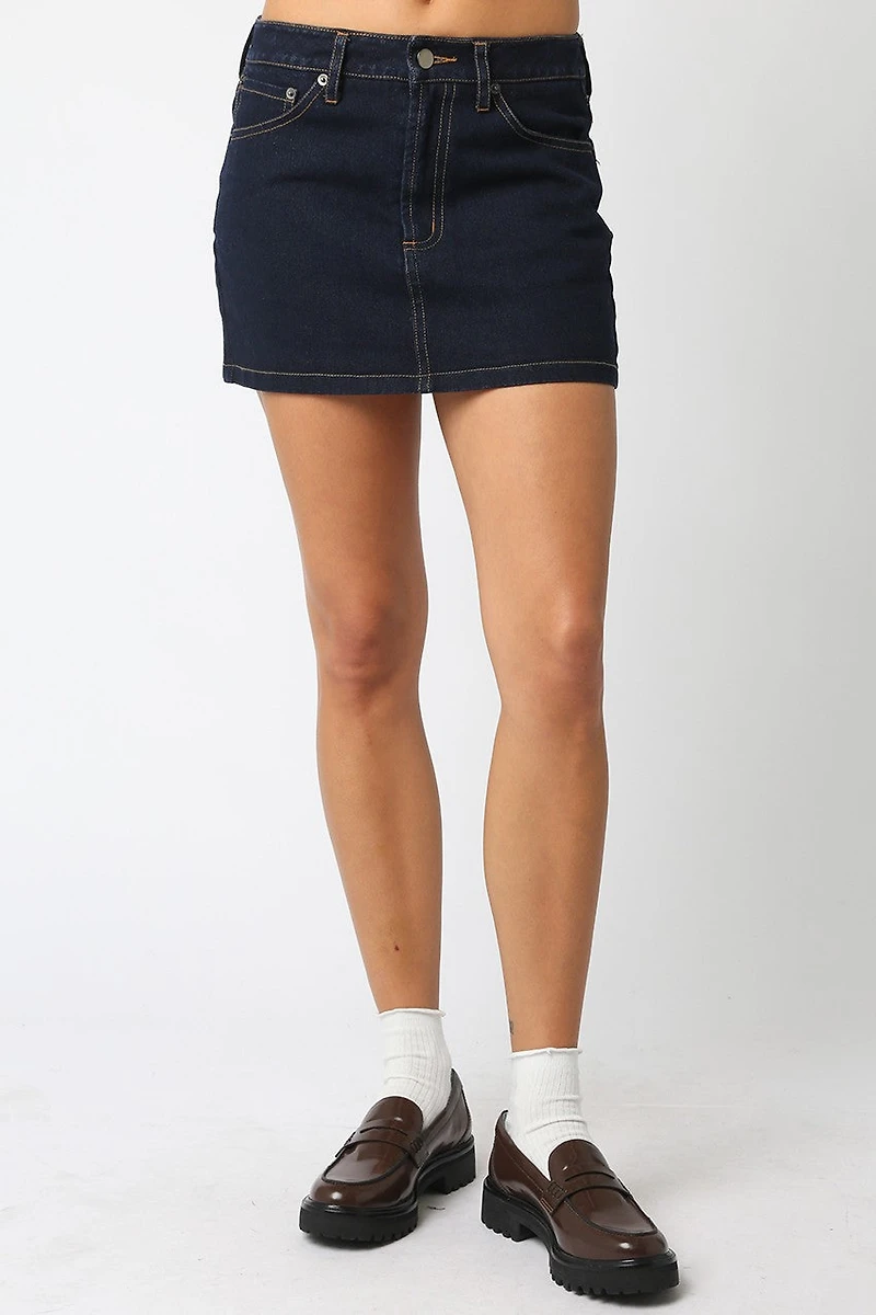 Jamie Dark Denim Skirt