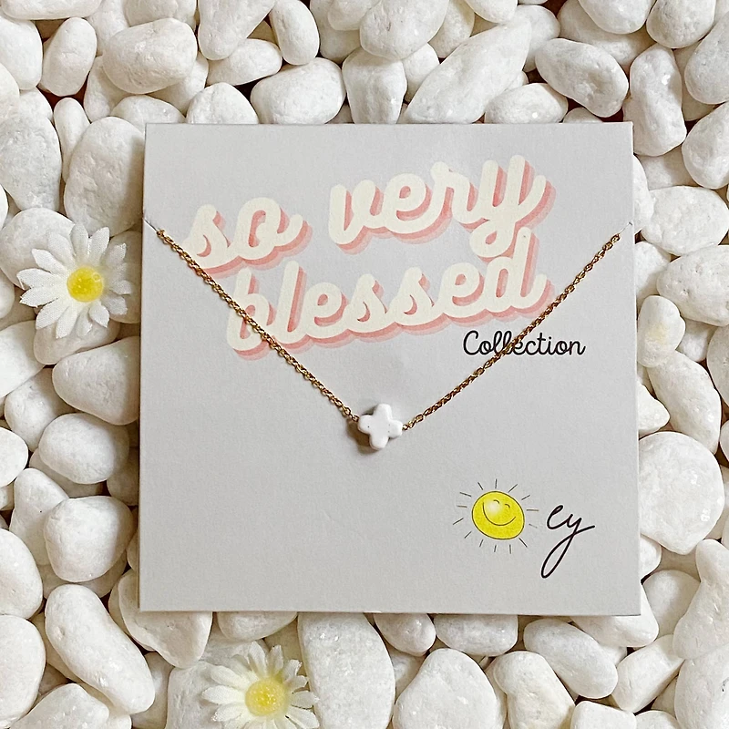 So Very Blessed Cross Necklace