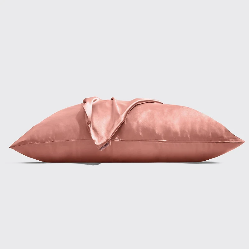 Terracotta Satin Pillowcase - Standard