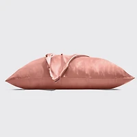 Terracotta Satin Pillowcase - Standard