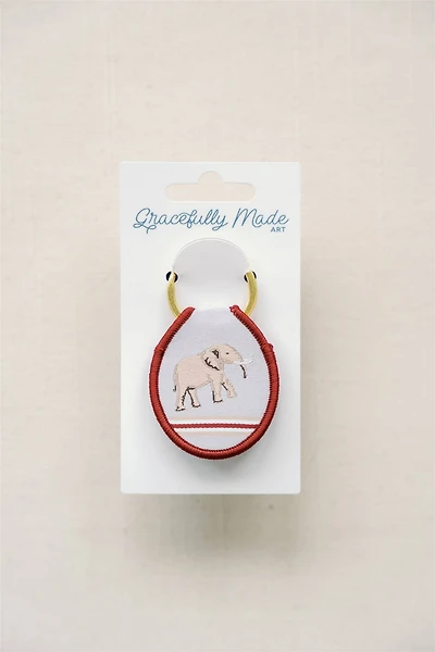 University of Alabama Embroidered Keychain
