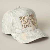 You Look Like You Love Me Cap/ Beige