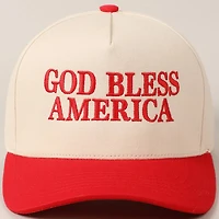 God Bless America Embroidered