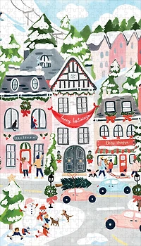 CHR1222 - Christmas Village Puzzle 600 pc