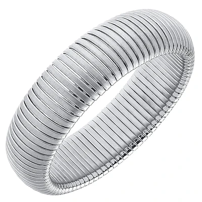 Silver Statement Florence Watchband Bangle