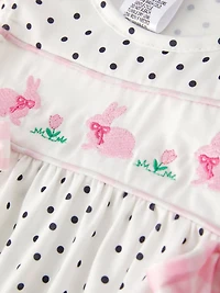 Easter Bunny Smocking Romper
