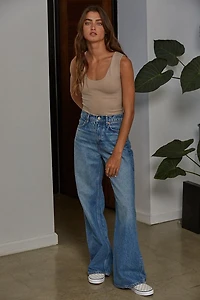Light Tan Double Layered Tank