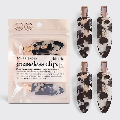 Black Terrazzo Clips 4pc Set