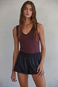 Burgundy Talk Later Tank