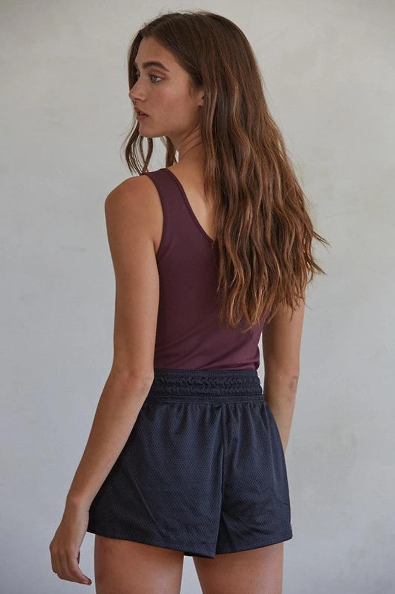 Burgundy Talk Later Tank