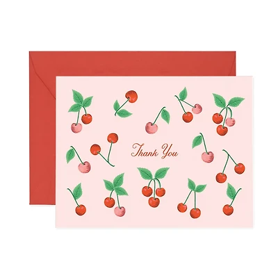 Cherries Thank You Card