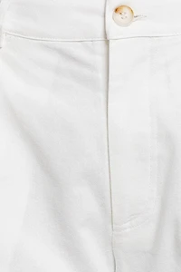 White Pleated Pants