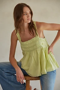 Lace Yellow Blouse