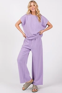 Lilac Top & Pant Set