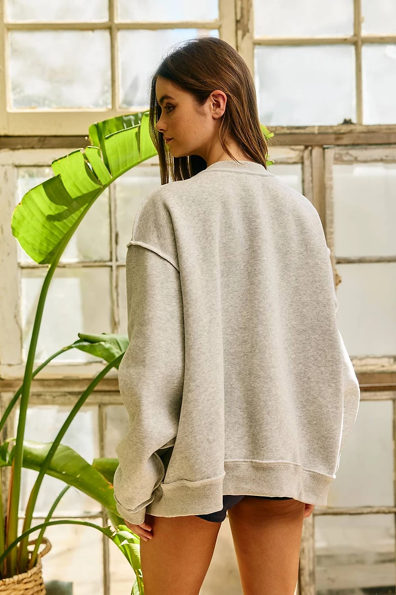 Alabama Reversible Oversized Pullover