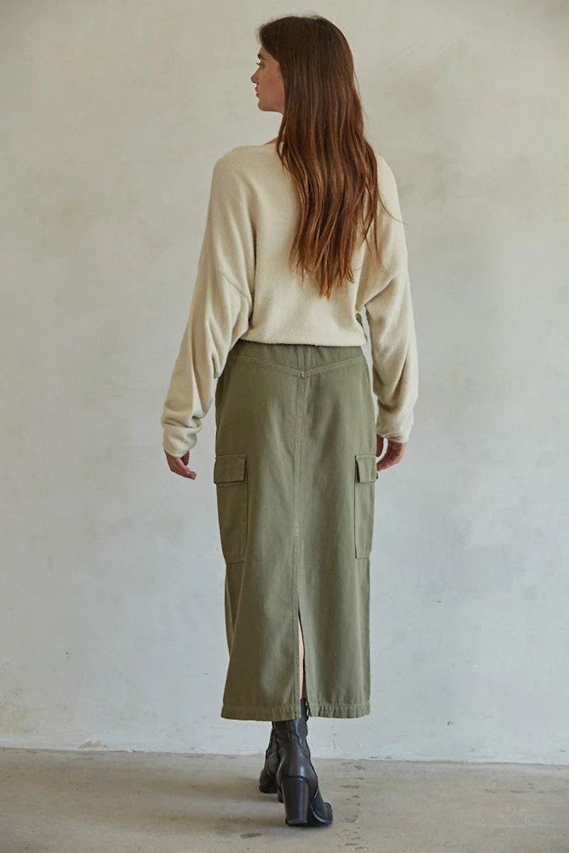 Oversized Cream Knit Sweater