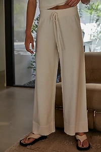 Ivory Cotton Pants