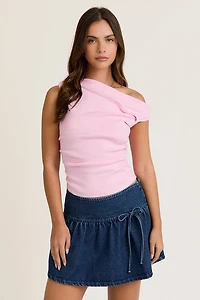 Pink Asymmetrical Top