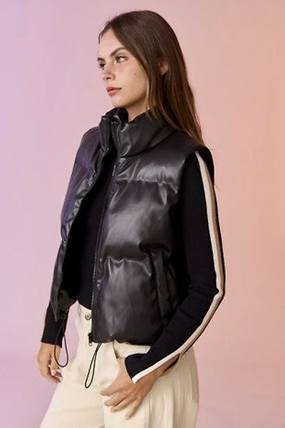 Eva Faux Leather Vest