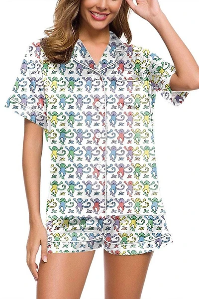 Rainbow Print PJ Set