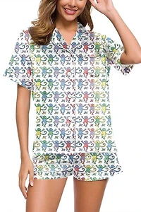Rainbow Print PJ Set