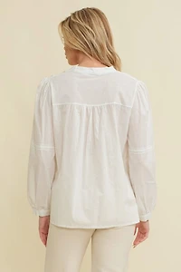 White Long Sleeve Blouse