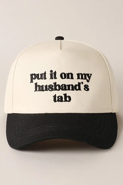 Put it on My Husbands Tab Hat