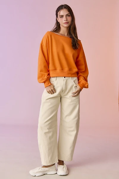 Nora Taupe Barrel Pants