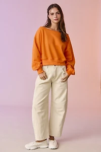 Nora Taupe Barrel Pants