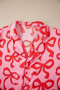 Pink Bow Tie Pj's