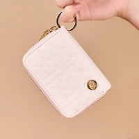 Zip Around Wallet-Blush Hearts