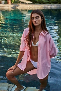 Pink Striped Buttondown