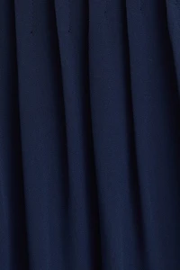 Navy Tie Shoulder Maxi Dress