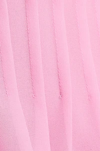 Pink Tie Detail Top