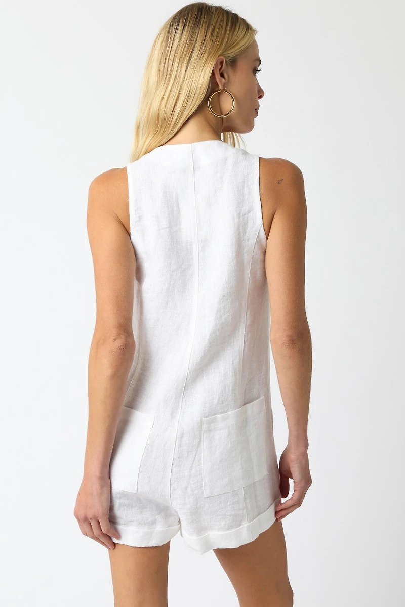 White Scarlett Romper