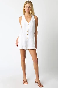 White Scarlett Romper